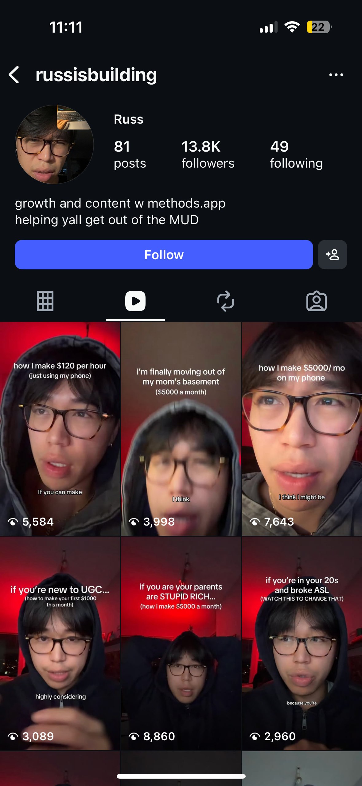 Creator promoting methods.app